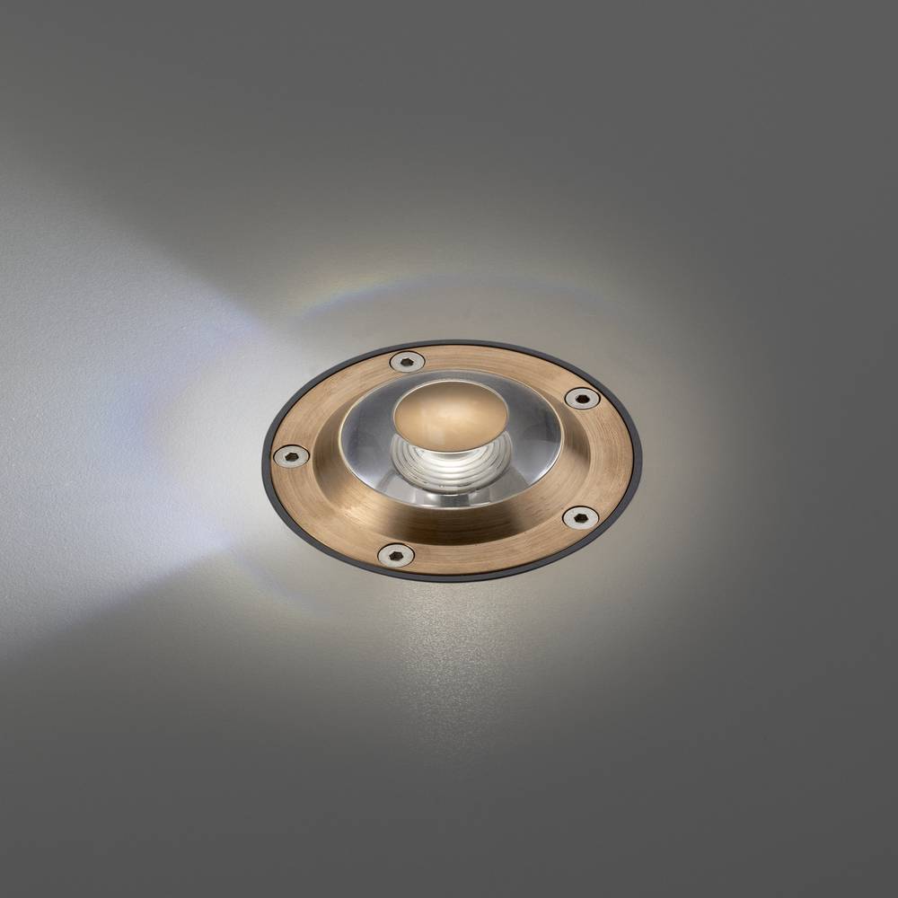 Smart Ca - Segnapasso LED realizzato in acciaio inox e bronzor