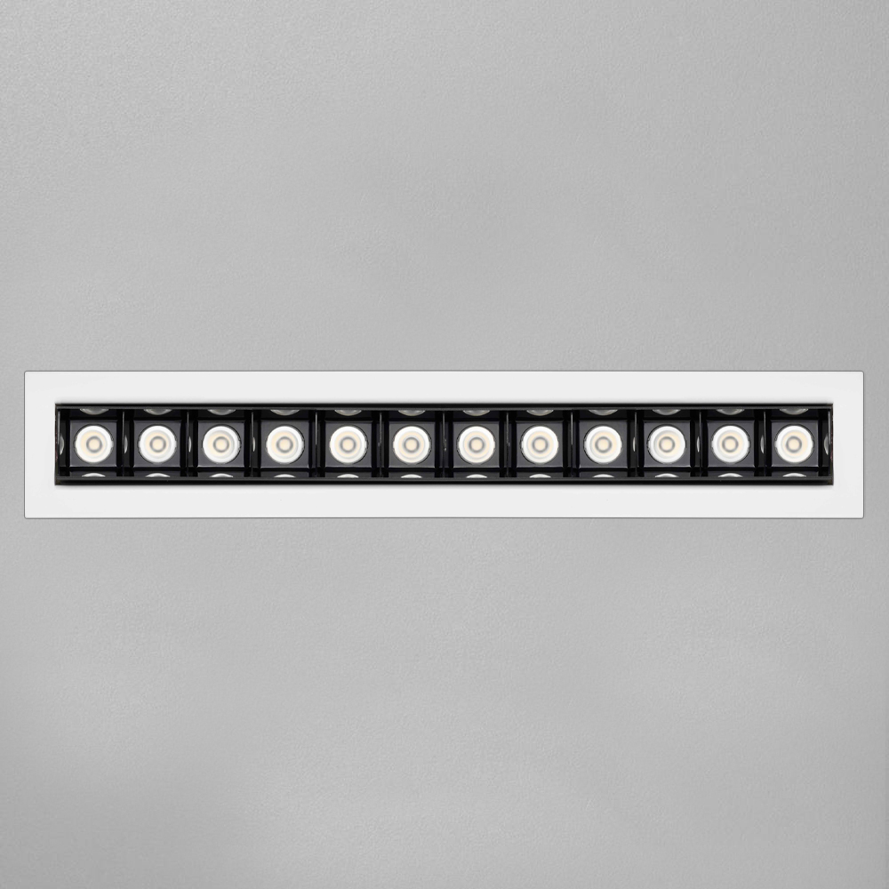Reticolo 12 – Incasso lineare LED a raso o con flangia